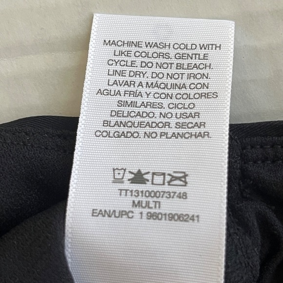 Time  Tru Babydoll Floral One Piece Swimsuit Small Belted Tie Resort Travel Pool - Picture 9 of 9